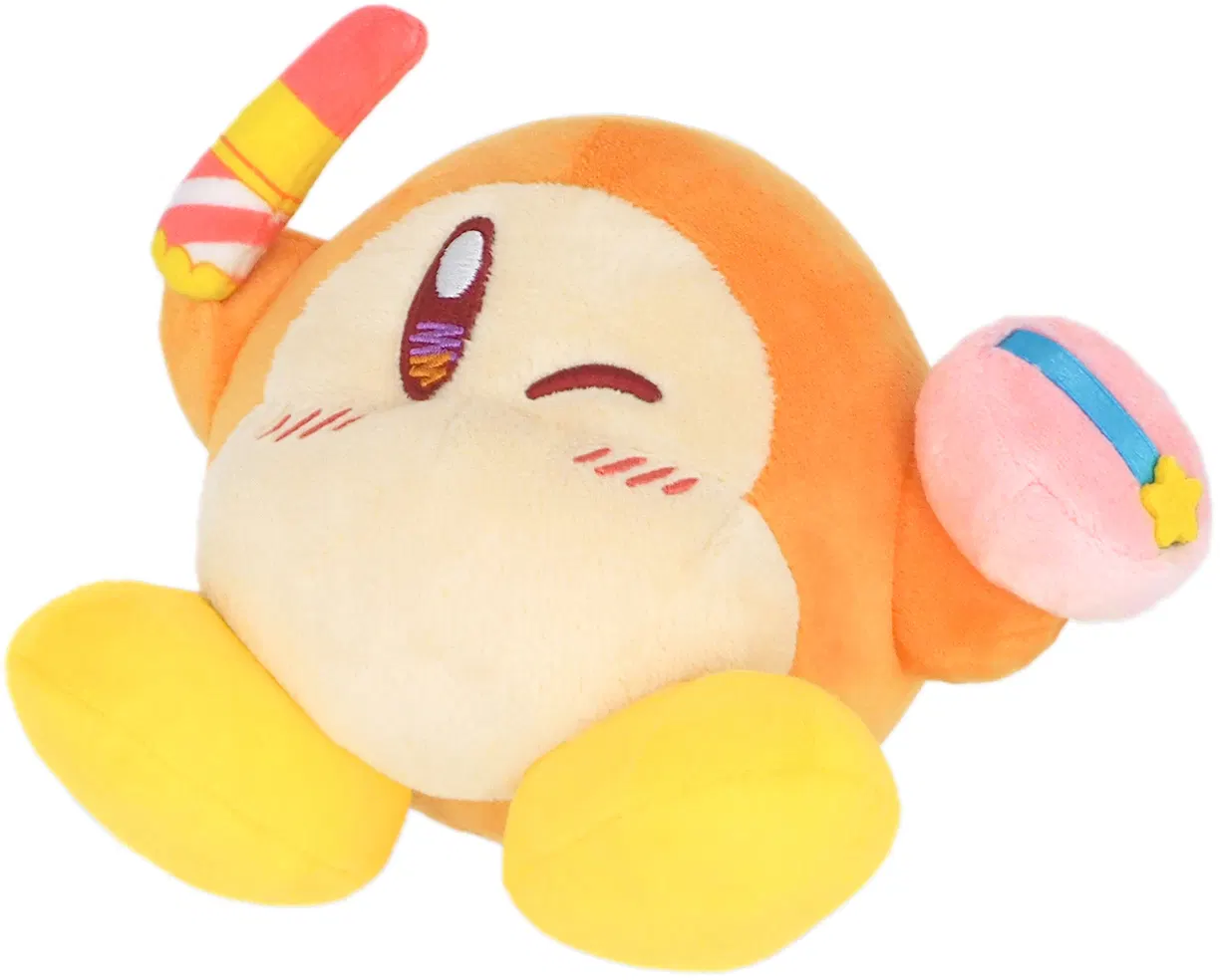 Kirby星之卡比｜ Happy Morning KHM-02 Makeup Play: Waddle Dee Plush超可爱瓦豆化妆毛绒玩偶/公仔｜约W16cm x D12cm x H11cm