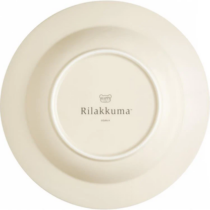 Rilakkuma｜Pasta &amp; Curry Plate - Beige 2025 San-X｜ 45 × Ø240 mm