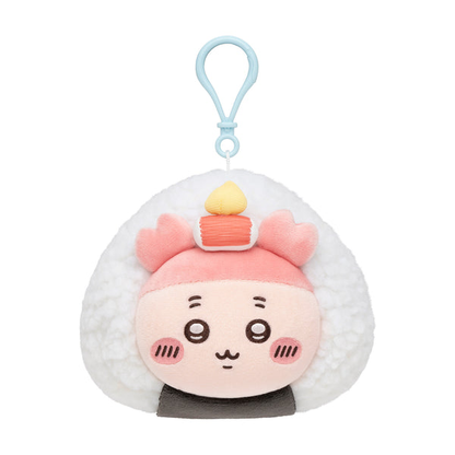 chiikawa｜Onigiri Mascot Holder /Plush Keychain｜H100 x W120 x D90 mm approx.