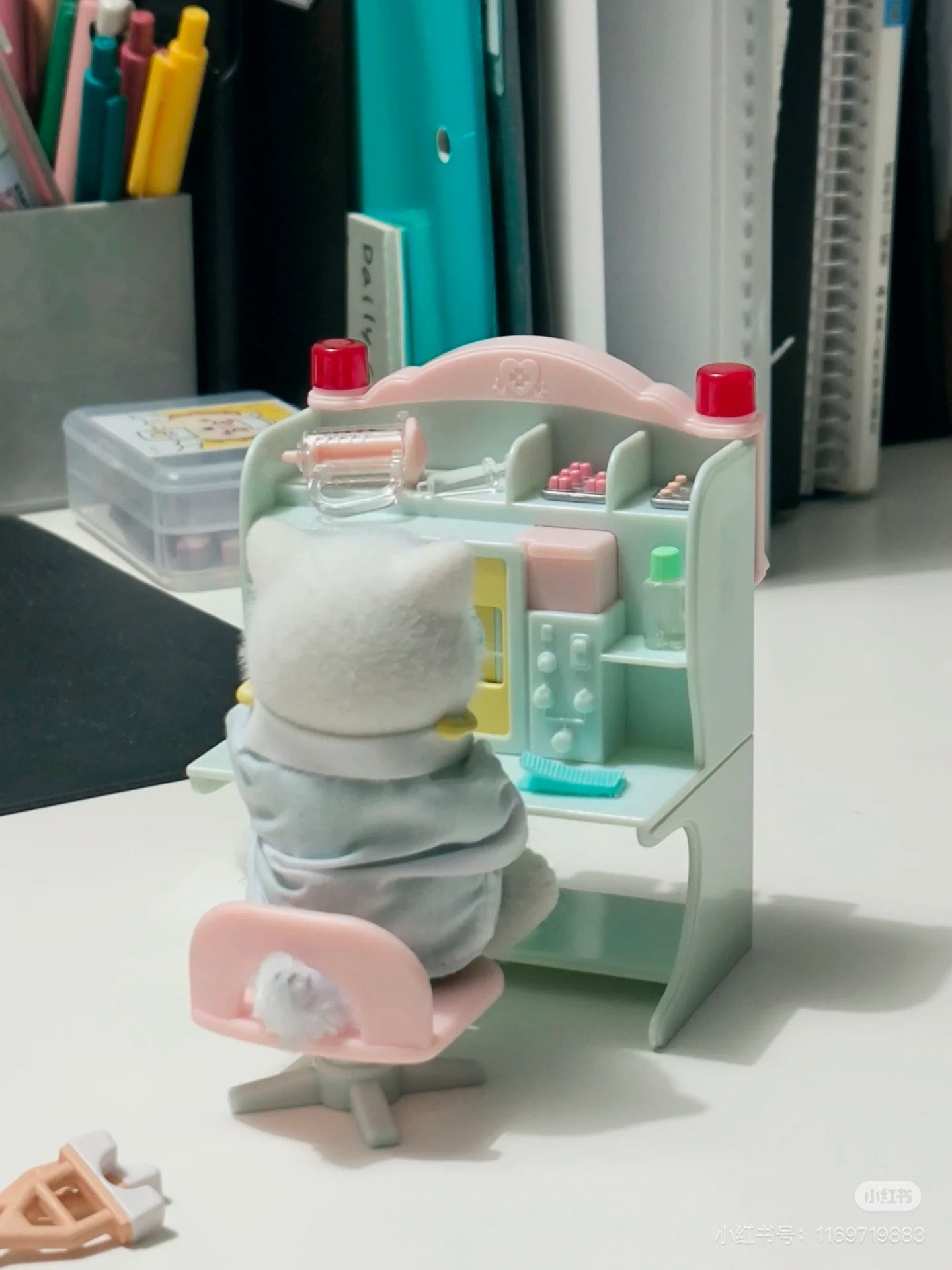 SylvanianFamilies森贝儿家族｜Village Doctor Starter Set-Persian Cat波斯猫乡村医生入门套组/玩具/过家家5705