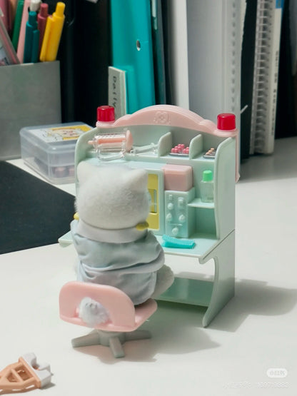 SylvanianFamilies森贝儿家族｜Village Doctor Starter Set-Persian Cat波斯猫乡村医生入门套组/玩具/过家家5705