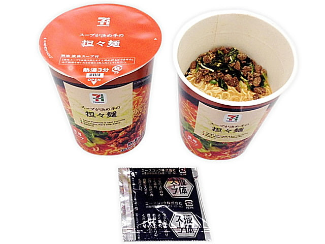 7-11便利店｜麻酱辣味担担面/方便面/泡面｜90g【24.02.21】