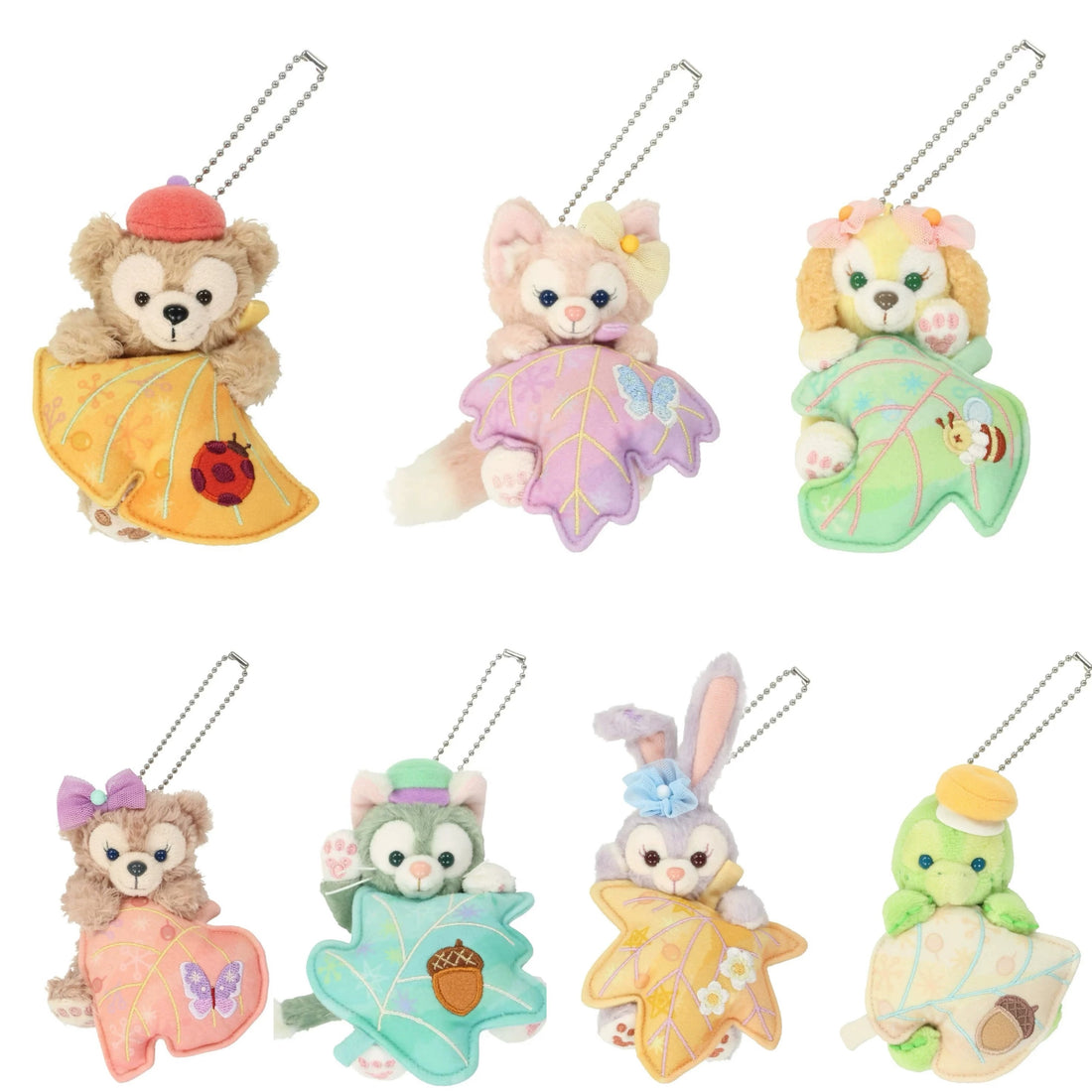 Disney｜Duffy &amp; Friends&quot;Wishing Wings&quot; Collection sitting Mascot Holder /Plush Keychain