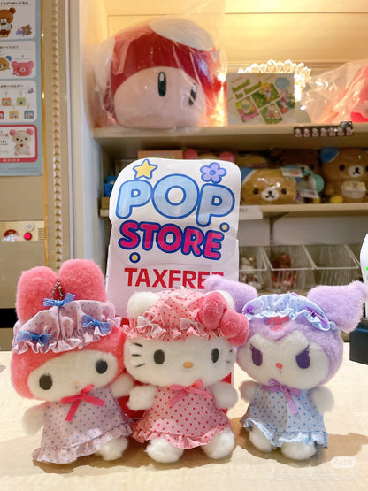 Sanrio｜Nightcap Ribbon Mascot Holder /Plush Keychain｜105×140×75mm approx.
