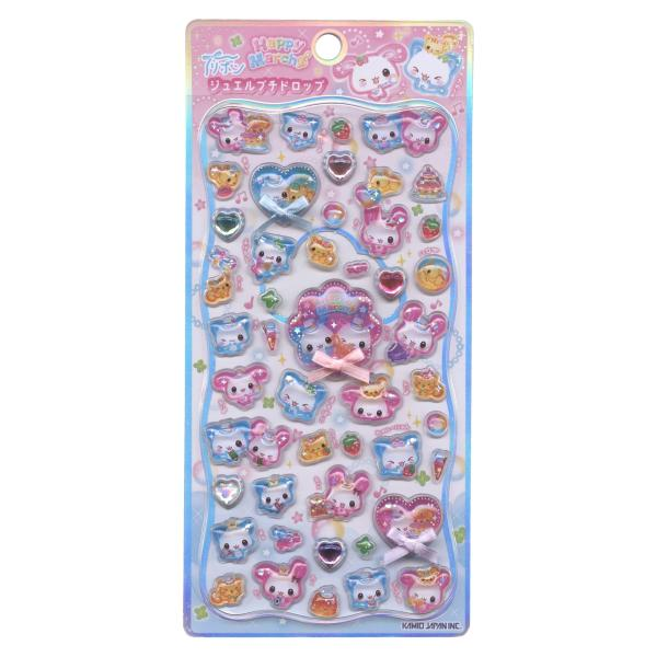 Q-LiA｜heisei Ribbon Jewel Petit Drop Sticker｜H205 x W95 x D6mm approx.