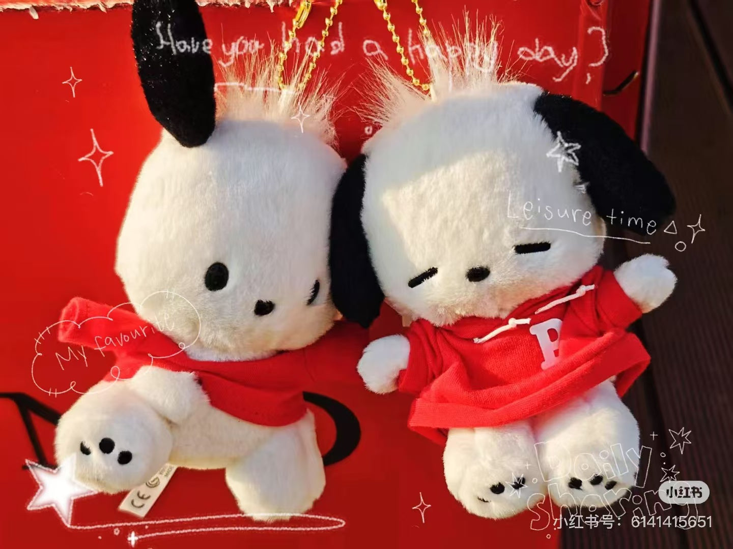 Sanrio｜Pochacco Outfit Change Mascot Holder /Plush Keychain｜11×7×15cm approx.