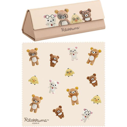 Rilakkuma｜Photo Series Folding Glasses Case &amp; Cloth｜60×160×60mm approx.