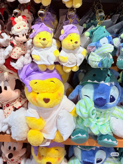 Disney｜Pajama Style Mascot Holder /Plush Keychain｜19.5×12×6.5cm approx.
