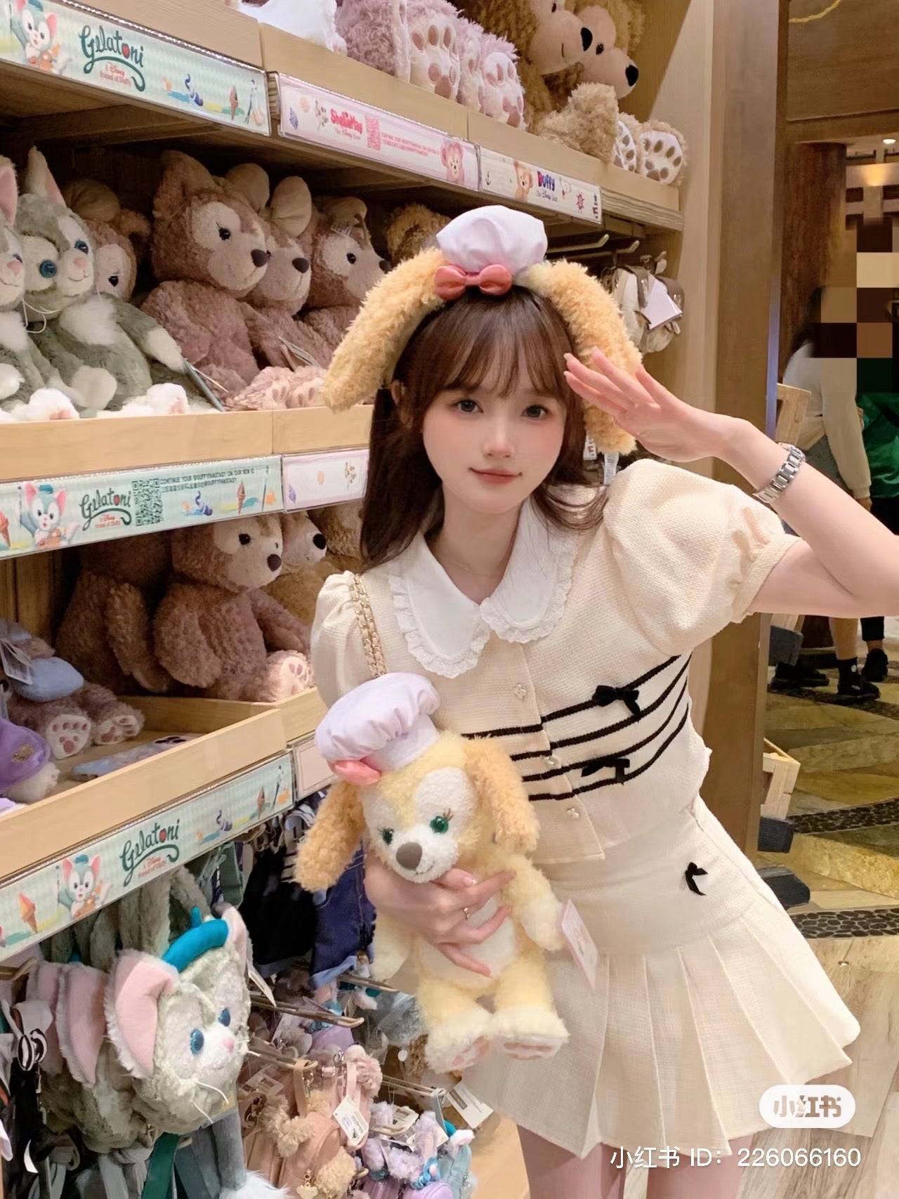 Disney|Cookie安饼饼/可琦安毛绒大耳朵发箍 – Unicorn Cosmetics