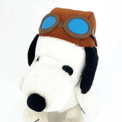 Snoopy史努比｜毛茸茸飞行员史努比公仔/玩偶｜约23cm×23cm×28cm