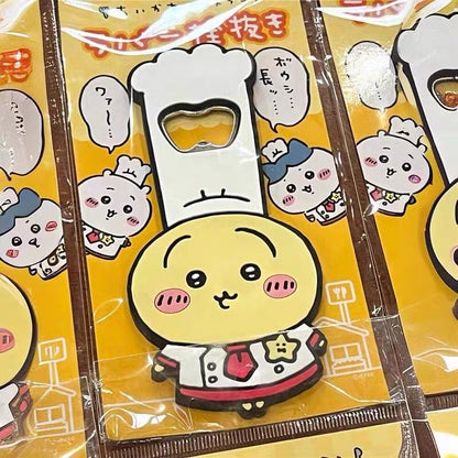 Chiikawa 吉伊卡哇｜餐厅系列乌萨奇小厨师开瓶器/冰箱贴｜约 H142.5 x W66.5mm