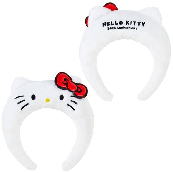 Hello kitty凯蒂猫｜kitty毛绒发箍｜約15×4×23cm