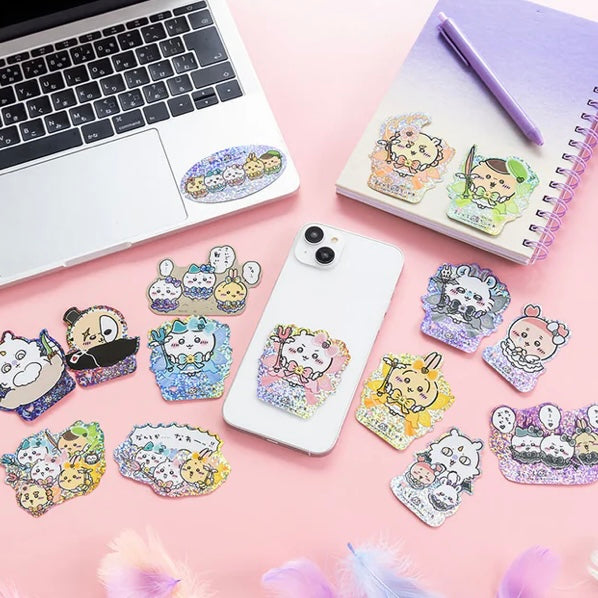 Chiikawa 吉伊卡哇|魔法少女细闪大枚手机贴盲盒/共15款/电脑贴/本子贴|1枚入