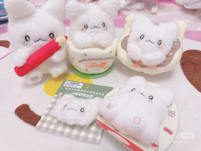 Sanrio三丽鸥｜Original Mascot Holder - Hanamaruobake / Always Together 花丸鬼甜点系列毛绒挂件/包挂｜约 11×10×13cm