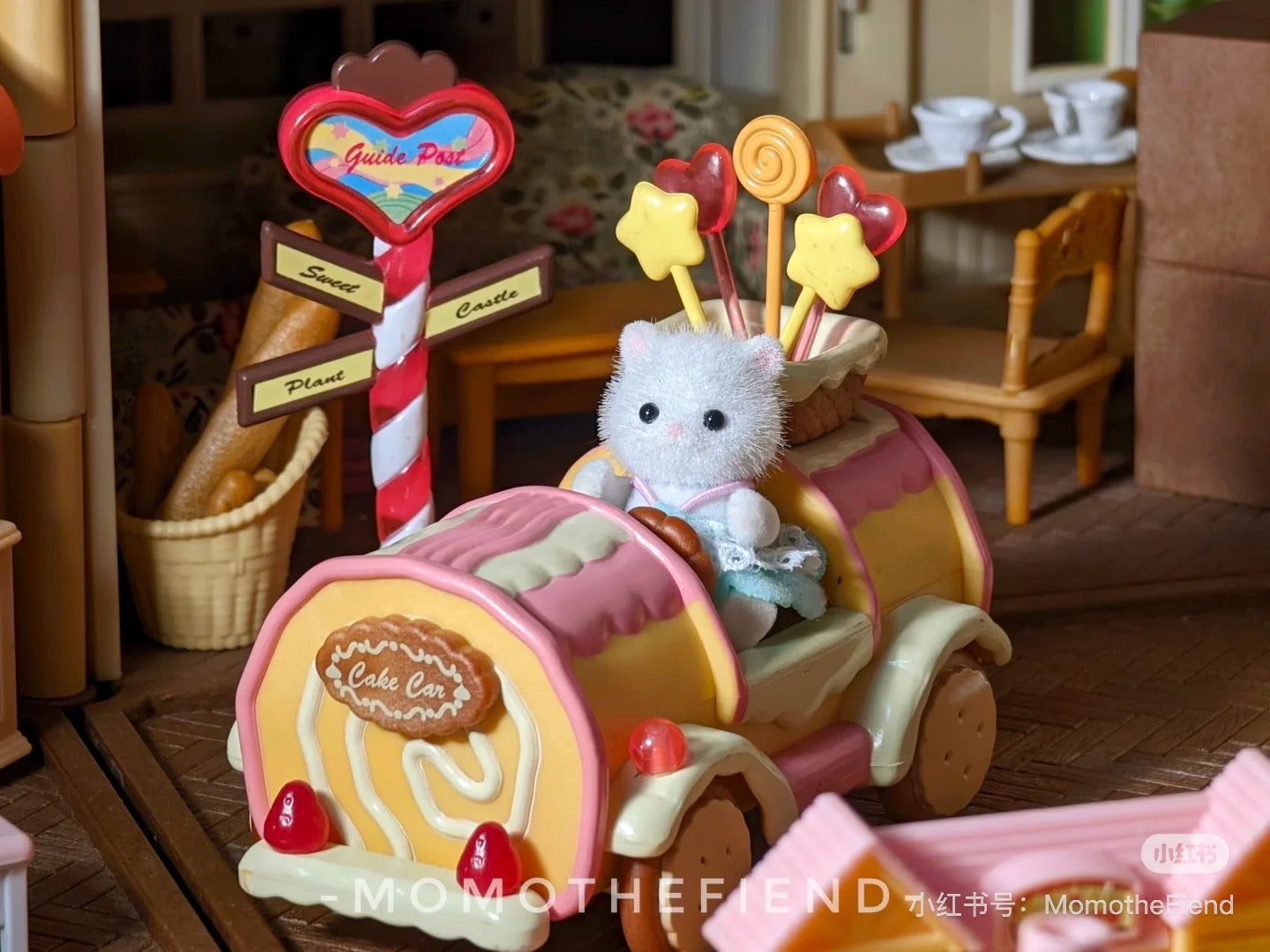 SylvanianFamilies｜Fairytale Land Series CAKE CAR Set