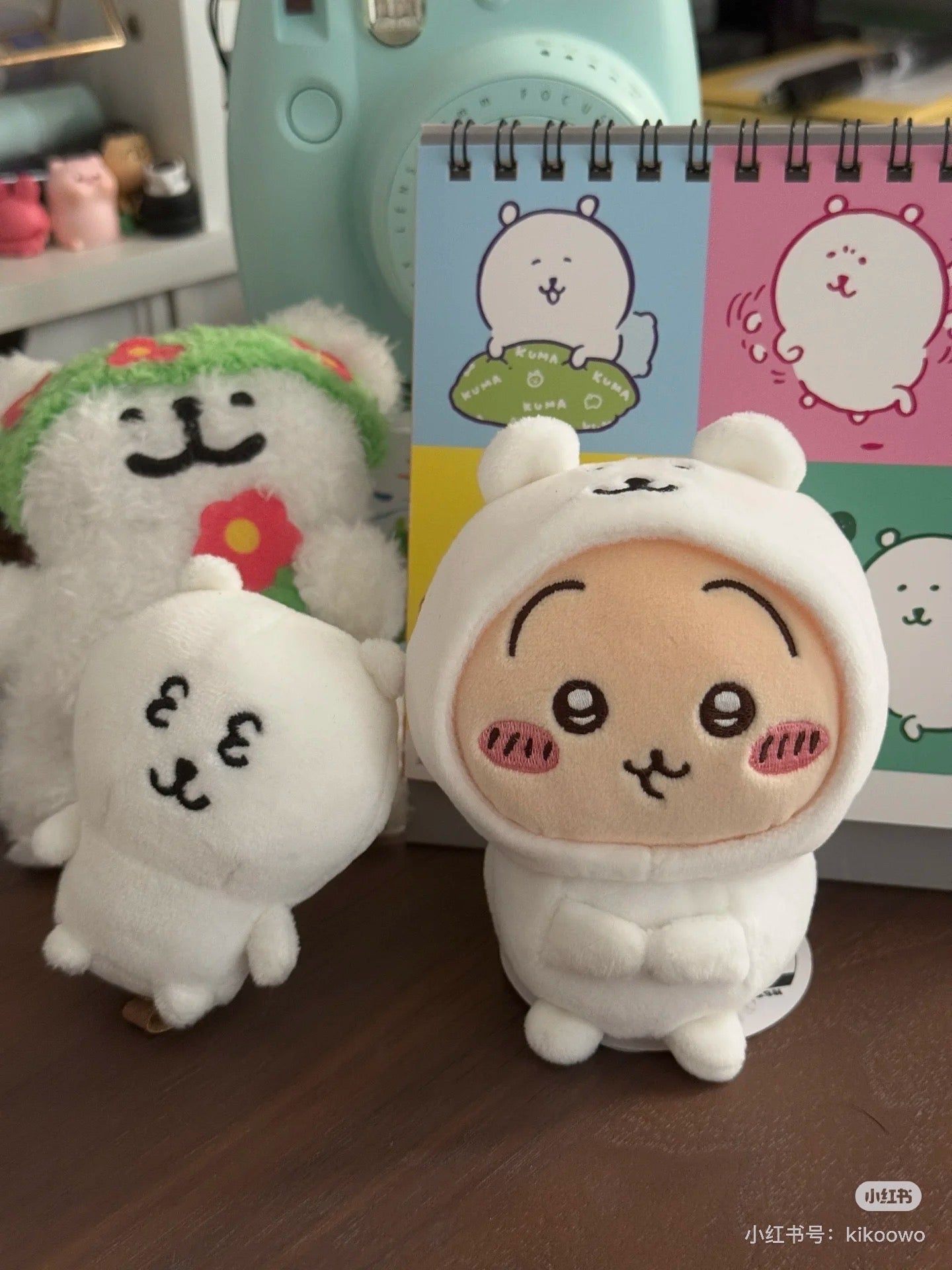 Nagano｜Minimimi Osuwari（Joke Bear/nemui）Mascot Hand-held Plush Toy｜H70×W60×D40mm approx.