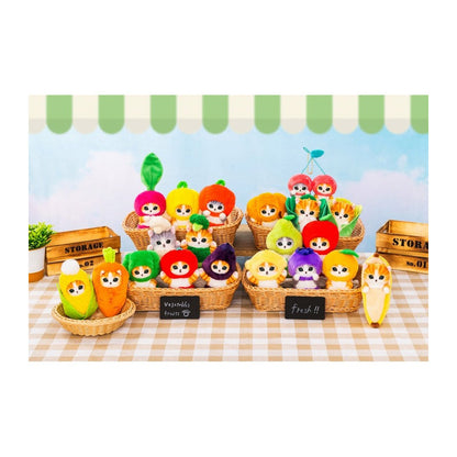 Mofusand｜Mofumofu Marche Freshly Harvested Mascot Holder /Plush Keychain｜120×90×80mm approx.