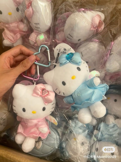 HelloKitty｜Sanrio Angel Mascot Holder /Plush Keychain｜107×80×75mm approx.