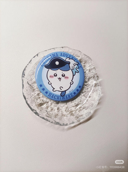 Chiikawa 吉伊卡哇｜台场冒险王系列海盗吧唧徽章盲盒/全七种｜1枚入