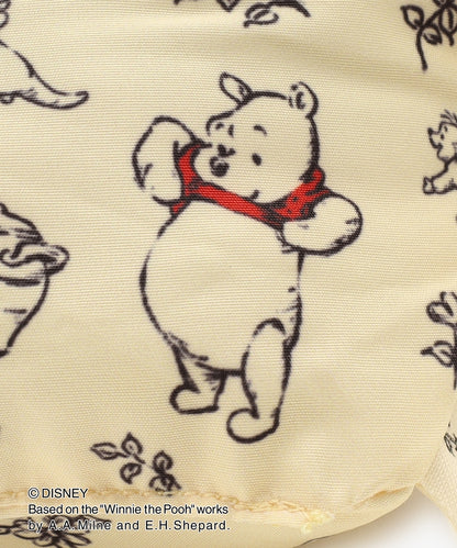 Disney｜噗噗小熊维尼Afternoon Tea联名限定熊头零钱包/内里巨可爱｜	縦13cm/横13.5cm/厚み10.5cm