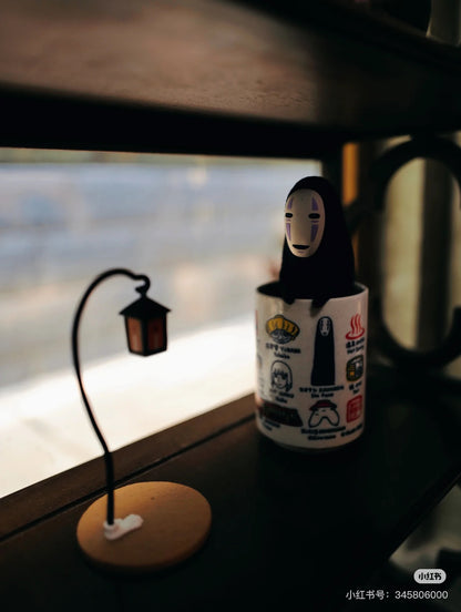 My neighbor totoro｜Doll Collection Kaonashi Lantern Set宫崎骏吉卜力植绒手办摆件｜約: 5.3 x 15.5 x 20.3cm