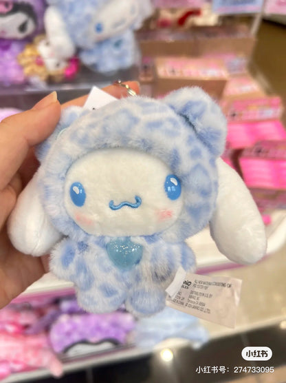 Sanrio三丽鸥｜ Original Mascot Keychain / Leopard Bear豹纹熊系列毛绒挂件/包挂｜约8×5×14cm