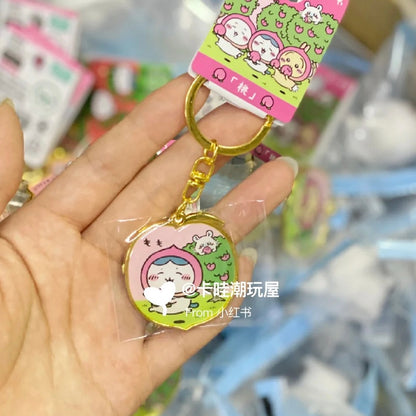 Chiikawa｜ Fukushima Peach Keychain/Keyring