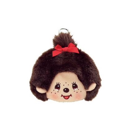 Monchhichi｜Pass Case Mascot Holder /Plush Keychain｜H15W15D2.5cm approx.