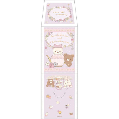 Rilakkuma轻松熊｜花环茶会限定小信封信纸/贺卡｜15枚入/90×60×15mm