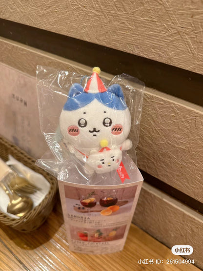 【限购1】Chiikawa 吉伊卡哇｜Rando UkikiMascot游乐园系列毛绒玩偶挂件/包挂｜约H115×W105×D50mm