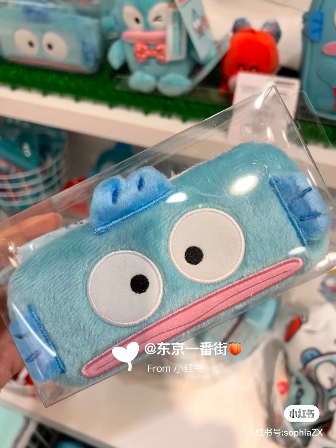 Sanrio｜Hangyodon 40th Anniversary Happy Life Glasses Case｜16×7.8×3.5cm approx.