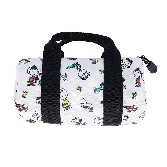 Snoopy｜史努比限定漫画印花mini旅行包/笔袋/收纳包｜約W175×H125×D90mm