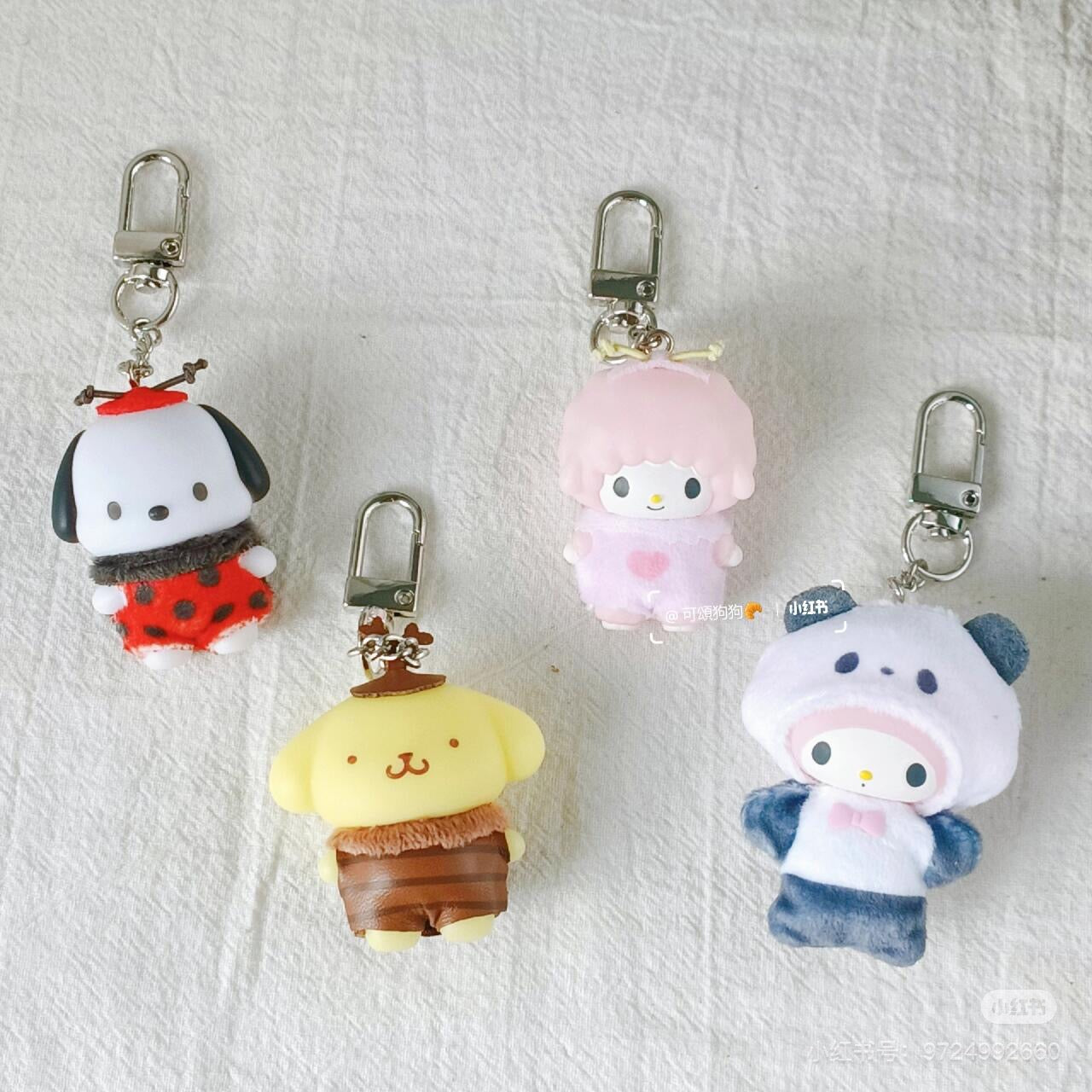 【limit 3】Sanrio｜chibittomo Keychain blindbox/All 8 types｜1pcs