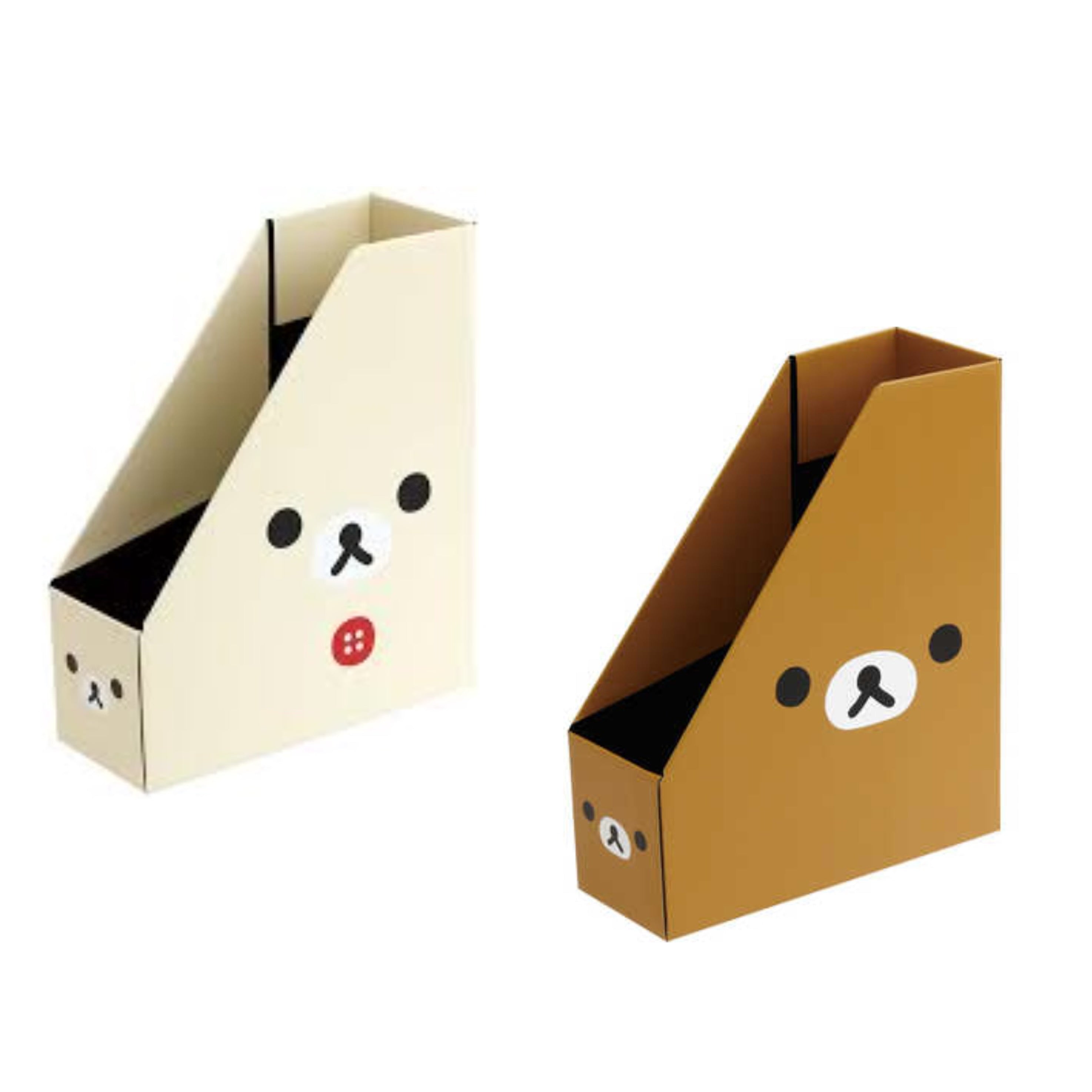 Rilakkuma｜Face Vertical Desk Organizer Magazine Rack｜310×255×100mm approx.