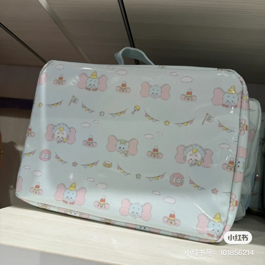 Disney｜Dumbo小飞象大容量便携手柄防水化妆包｜约H18 × W24 × D9cm