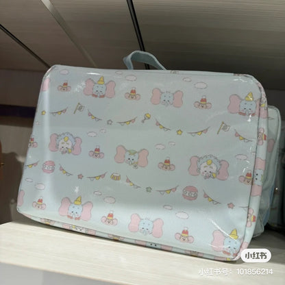 Disney｜Dumbo小飞象大容量便携手柄防水化妆包｜约H18 × W24 × D9cm