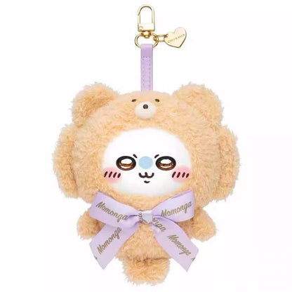 【not blind box style】chiikawa｜Kiramekko Teddy Bear Mascot Holder /Plush Keychain｜H140×W115×D75mm approx