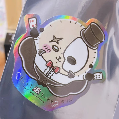 Chiikawa 吉伊卡哇｜超魔法少女/小魔仙系列角色镭射偏光闪闪贴纸/手机贴