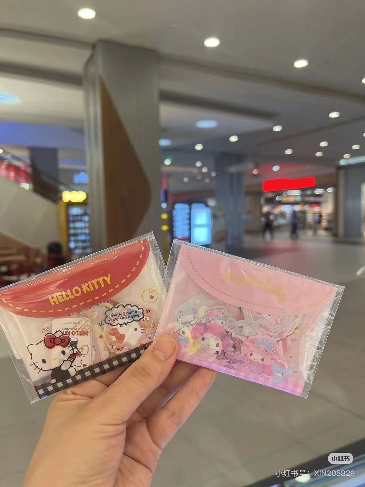 Sanrio｜Flake Sticker &amp; Case Set｜40piece