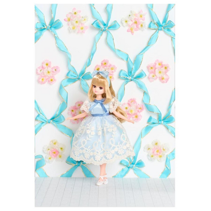 Licca｜Takara Tomy Licca Licca-chan LD-09 Classical Blue Ribbon Dress up Doll｜W125×H265×D40mm approx.