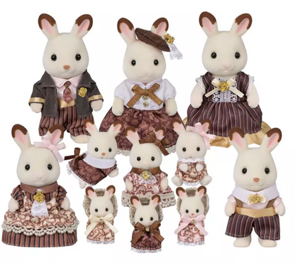SylvanianFamilies｜Chocolate Rabbit Family Anniversary Set