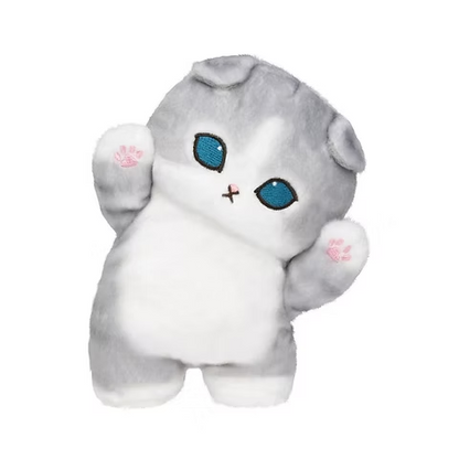 Mofusand｜Workplace Intervention Team Nyan Cat：Grey Standing Plush Dolls/Plush Toy｜170×120×100mm approx.