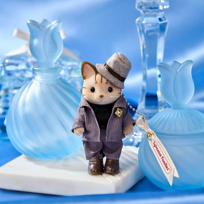 SylvanianFamilies｜Calico Cat Brother Outing Outfit Keychain