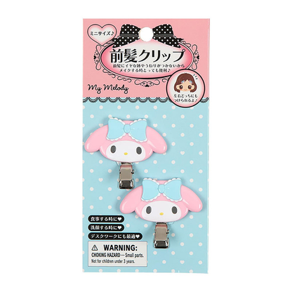 Sanrio｜Face Bangs Clip Set｜3.3×1.1×4.1cm approx.