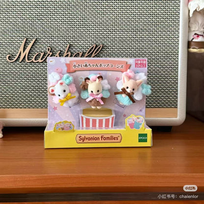 【limit 1】SylvanianFamilies｜Little Baby Popcorns Rabbit Mouse Fox