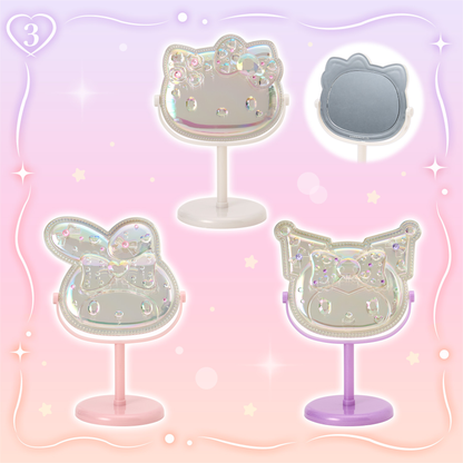 Sanrio｜Characters Standing Mirror｜19.5×13×28cm approx.