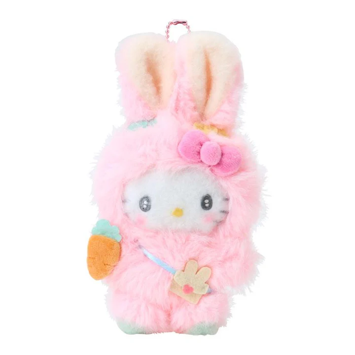 Sanrio｜Puffy Ear Rabbit Club Mascot Holder /Plush Keychain｜11×7×20cm approx.
