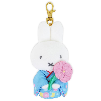 Miffy｜ Limited Edition Kimono Autumn Leaves Chokkorisan Mascot Holder /Plush Keychain｜H12 x W6 x D4cm approx.
