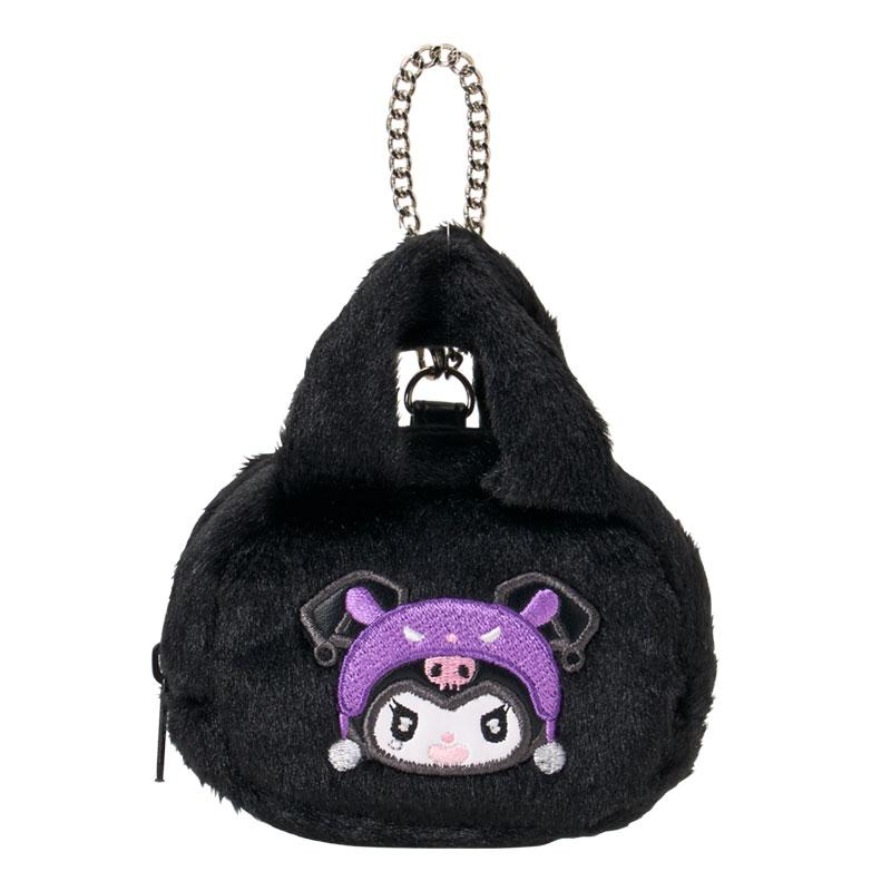 Sanrio｜Monochrome Fashion Series All Black Kuromi Mode Mini Bag Charm｜8.5cm x 4.5cm x 10cm approx.