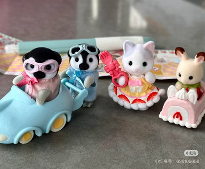 SylvanianFamilies｜Penguin Babies Ride &
